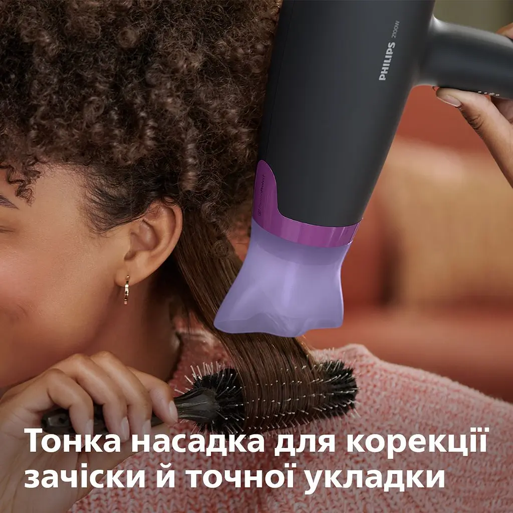 Фен Philips Series 3000 черно-фиолетовый (BHD351/30) - фото 7