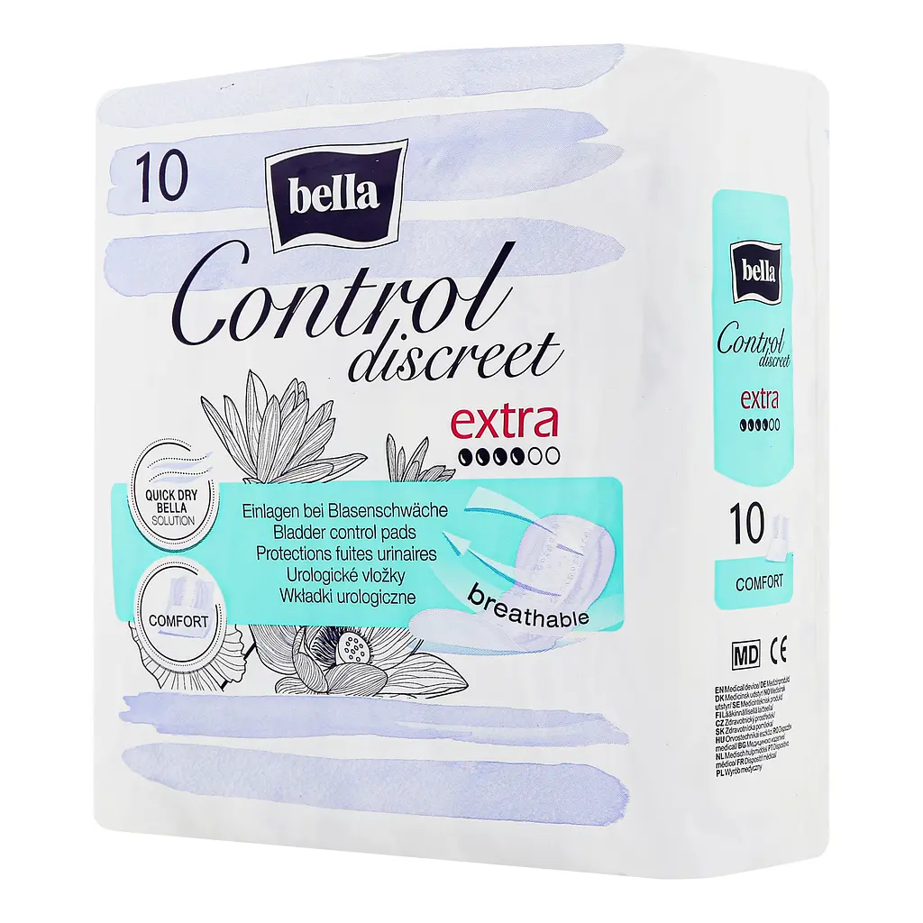 Прокладки урологічні Bella Control Discreet Extra 10 шт. - фото 2