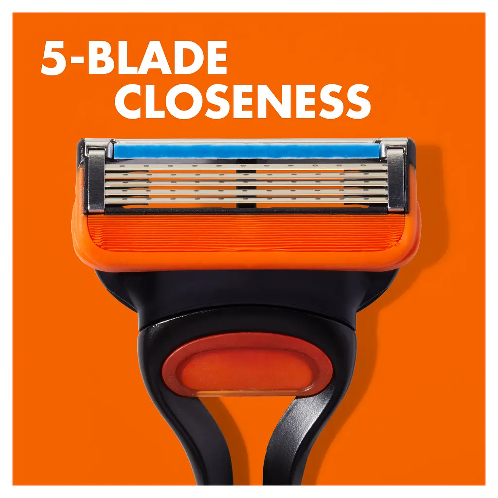Подарочный набор для мужчин Gillette: Бритва Fusion5 + Гель для бритья 200 мл - фото 5