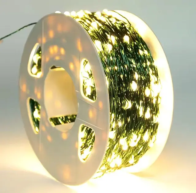 Гірлянда Роса LED на зеленому дроті USB 20*200 AND 5336 - фото 3