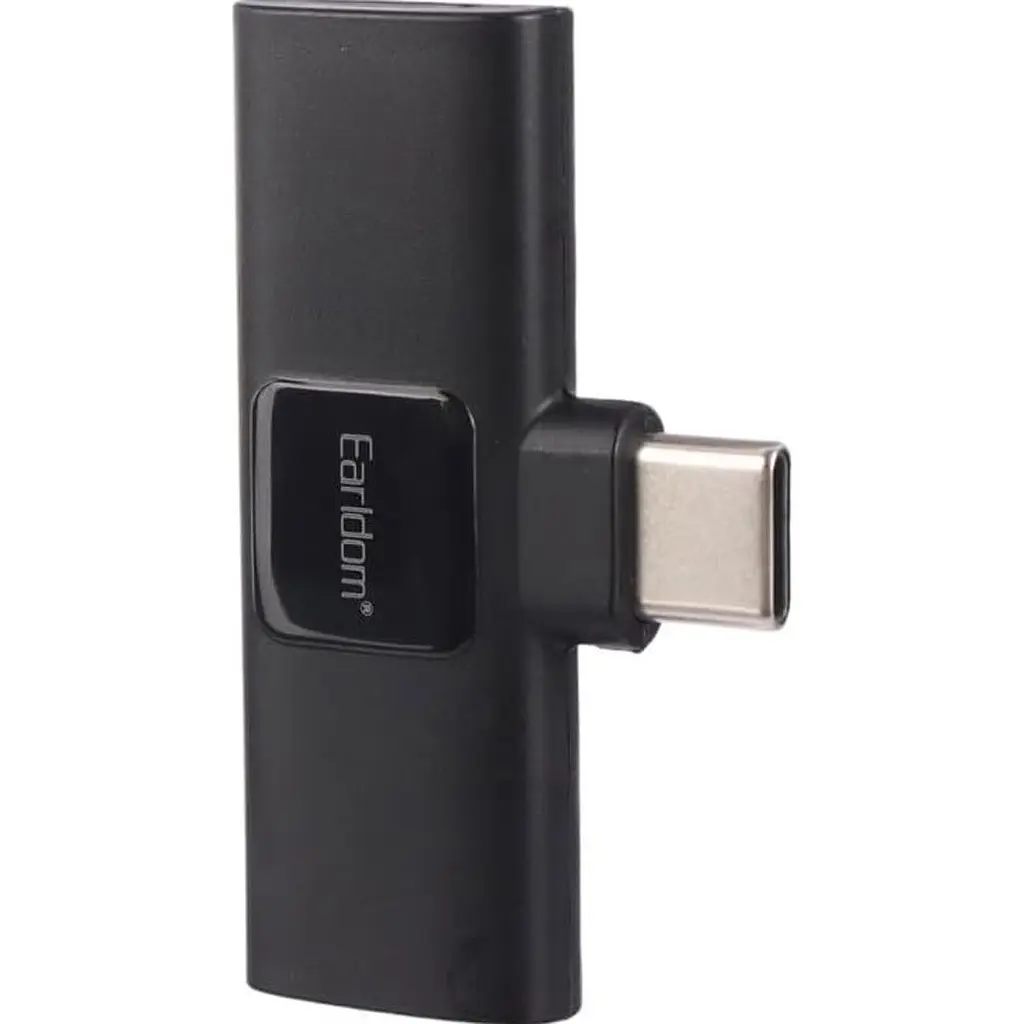Мікрофонна радіосистема Earldom ET-MC10C USB-C Black [136100] - фото 2