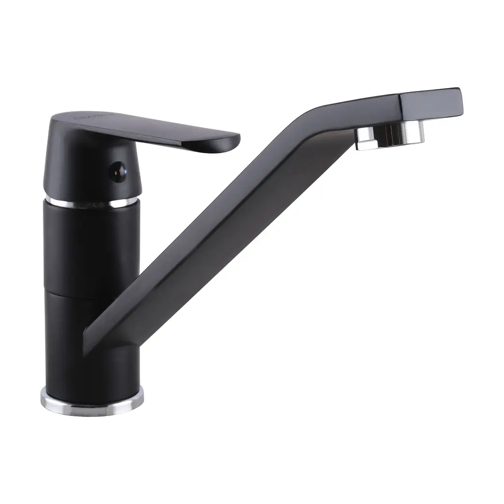 Змішувач для кухні Globus Lux Laguna GLA-0203Q-10-BB Чорний матовий - фото 3