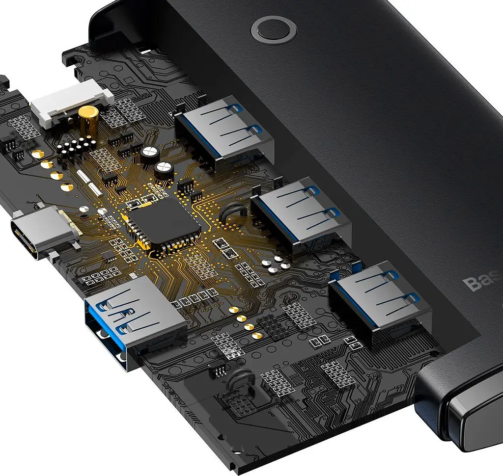 USB-хаб Baseus Lite Series 4-Port USB-A Hub (WKQX030001) [77936] - фото 6