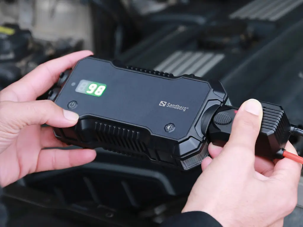 Автомобільний Jump Starter 10000mAh 18W USB-C, USB-A, ліхтар 2W Sandberg - фото 7