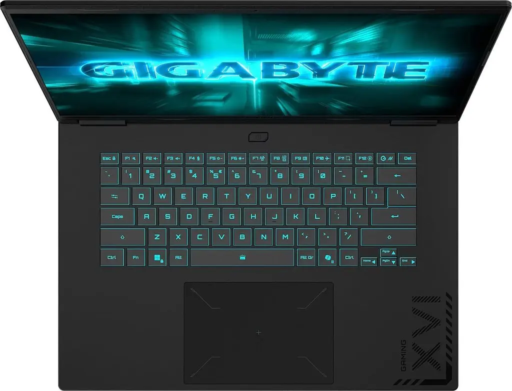 Ноутбук GIGABYTE 16 Gaming A16 3THK3UA893SD WUXGA IPS 165Hz/R7-260/16GB/512GB/RTX 5050 8GB/DOS/Black (3THK3UA893SD) - фото 7