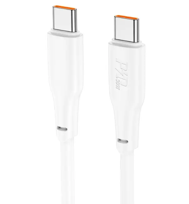 Кабель Hoco X93 Force 60W charging data cable Type-C to Type-C 1M White