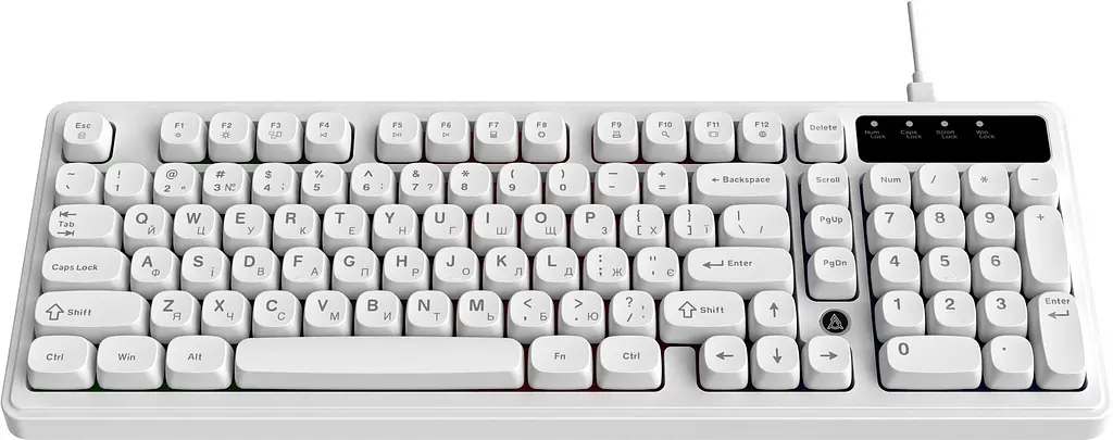 Клавіатура Ajazz AF98 White USB-C (AF98-W) - фото 2