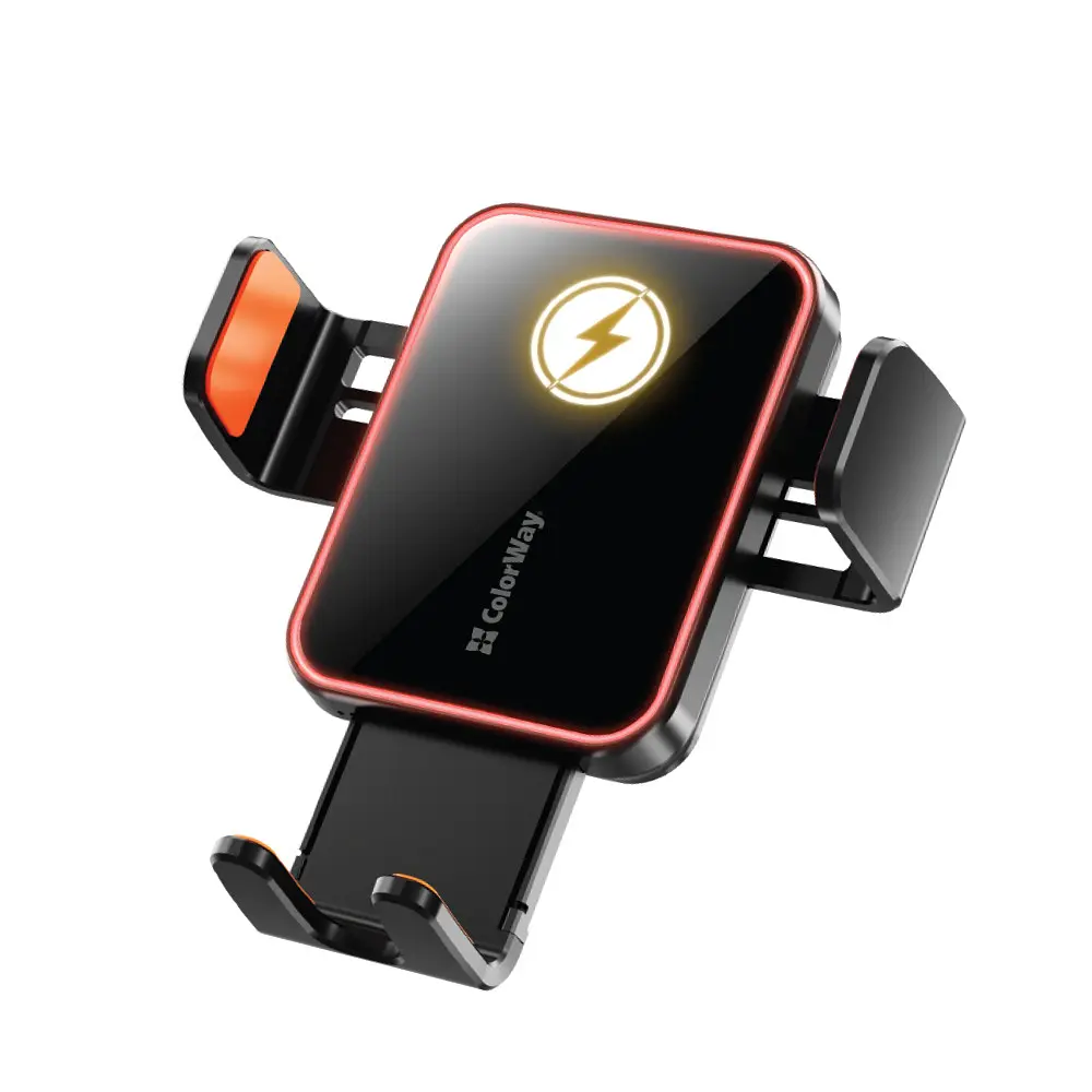 Бездротовий зарядний пристрій СolorWay Ultra-mini 15W Чорний (CW-CHAW069Q-BK) - фото 4