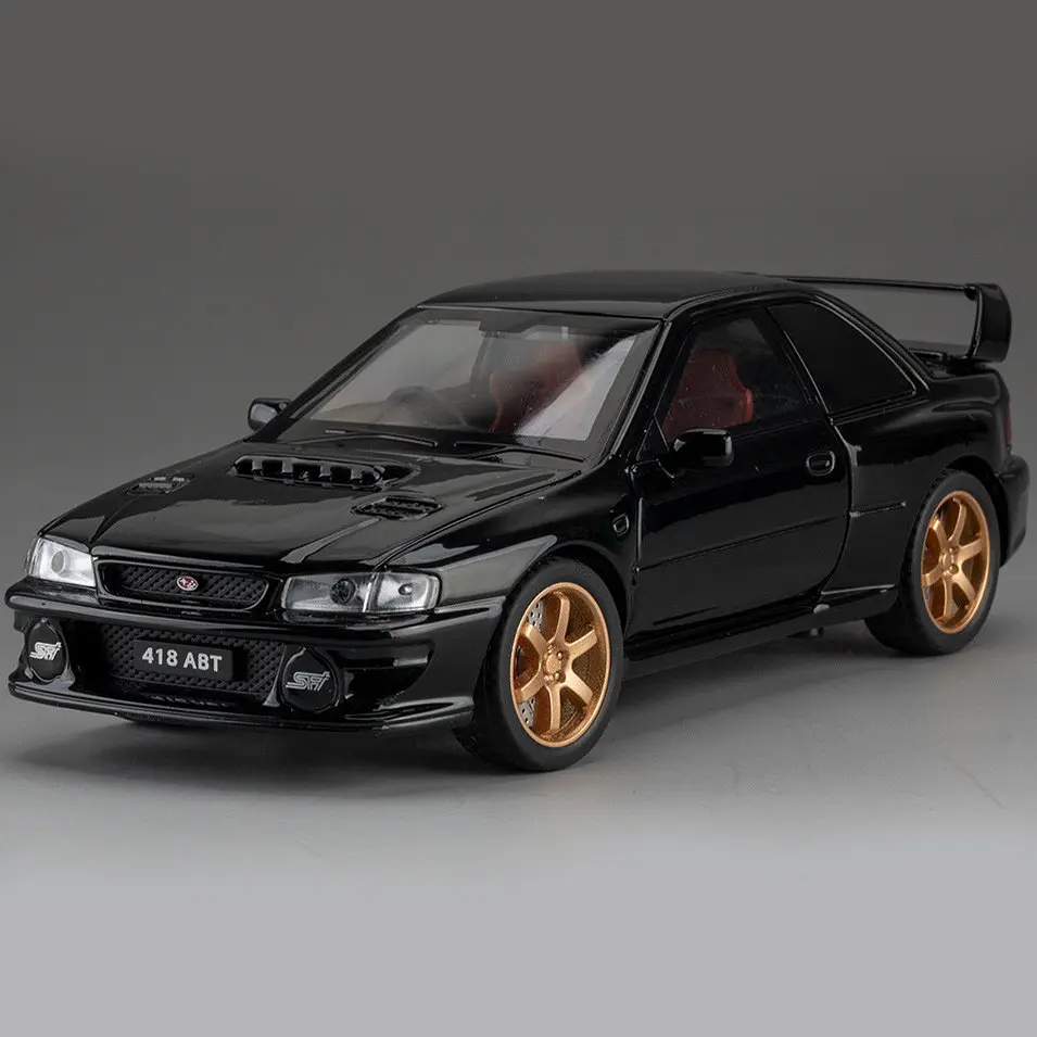 Колекційна металева модель автомобіля АвтоЕксперт Subaru Impreza з інерцією, світлом та звуком 1:32 - фото 5