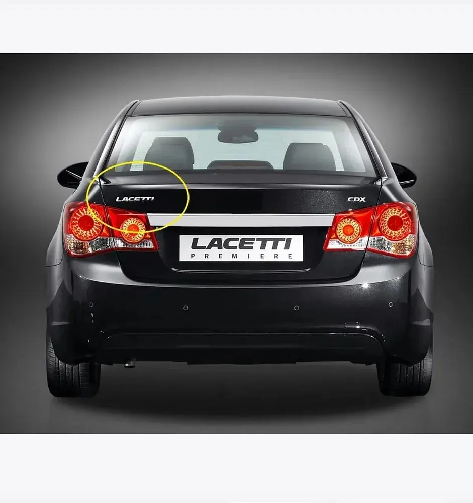 Емблема напис LACETTI Хром 170х21 мм Пластик на скотчі (Завод) - фото 4