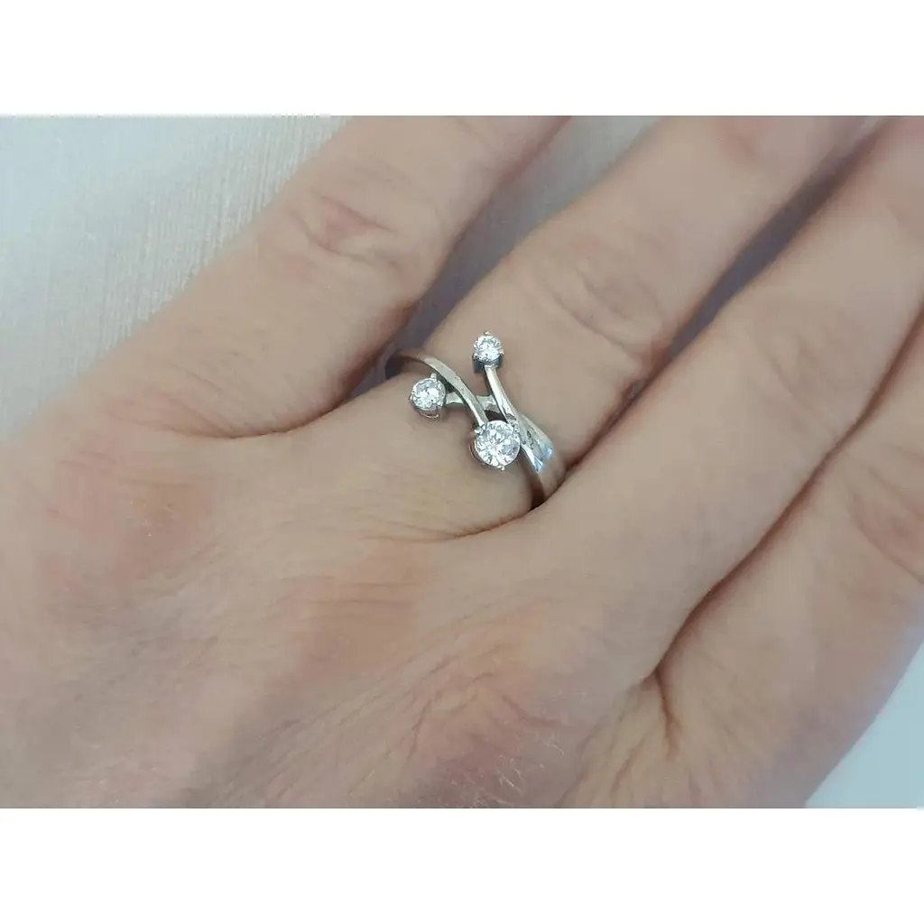 Срібне кільце Лазурит з фіанітами. 19210р 17 - фото 4