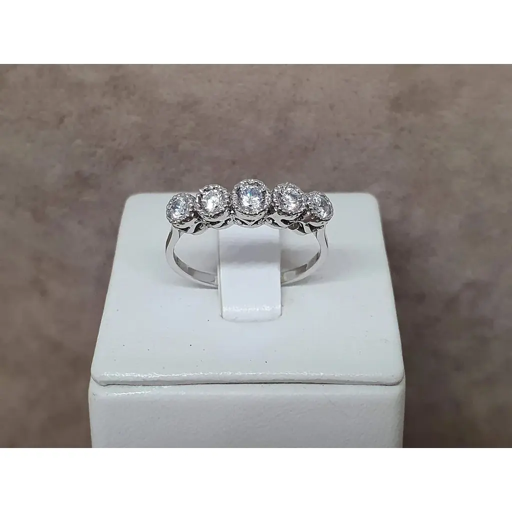 Золоте кільце Гаразд з фіанітами. 3523570Б 18 - фото 6