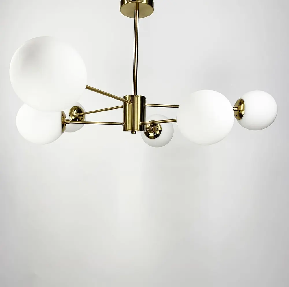 Потолочная люстра Right Selection на 6 плафонов Line.F CD 111/6 AB - фото 7