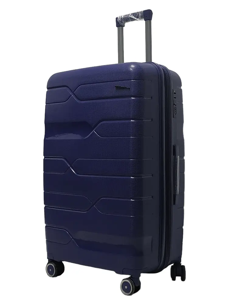 Валіза велика L поліпропілен Milano bag 0306 76×49×31см 82л Темно-синій - фото 2