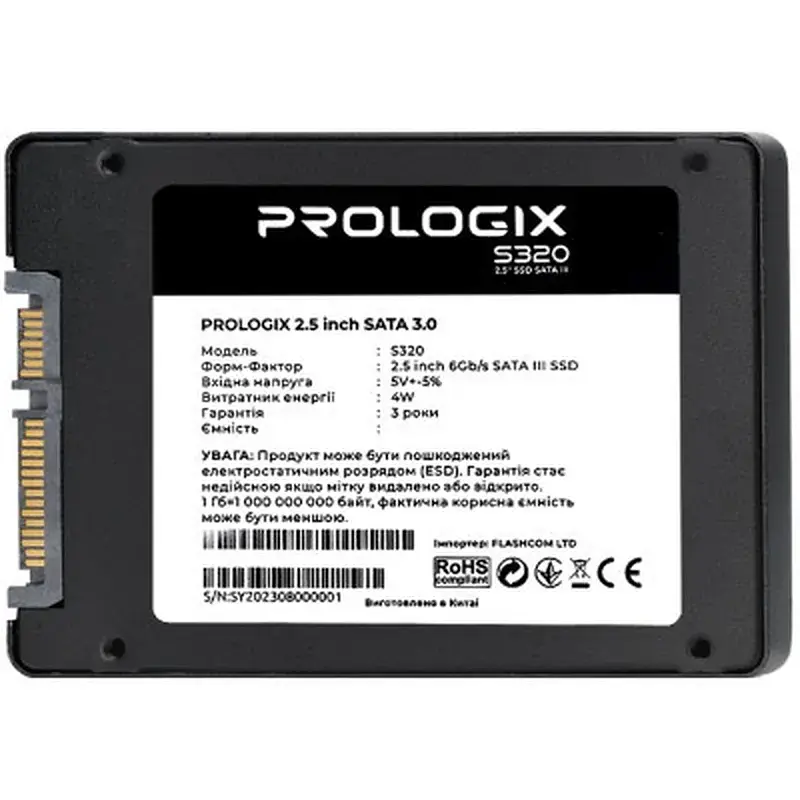 Накопичувач SSD 2.5" 240GB Prologix (PRO240GS320) - фото 3