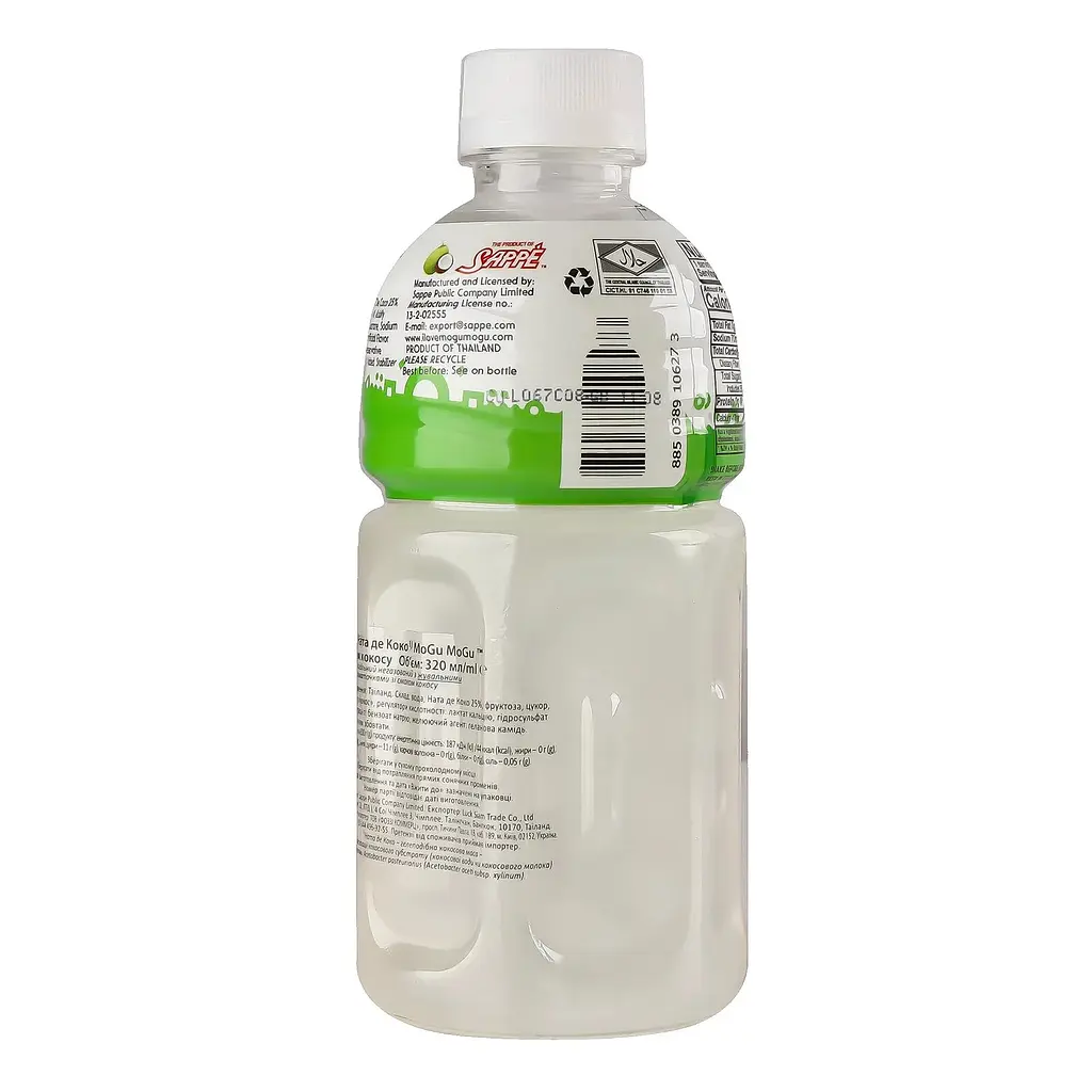 Напиток MoGu MoGu с кусочками желе Nata de Coco и вкусом кокоса 320 мл - фото 3