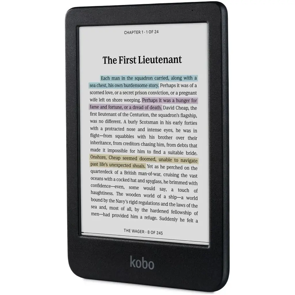 Электронная книга Kobo Clara Colour Black [N367-KU-BK-K-CK] [116848] - фото 2