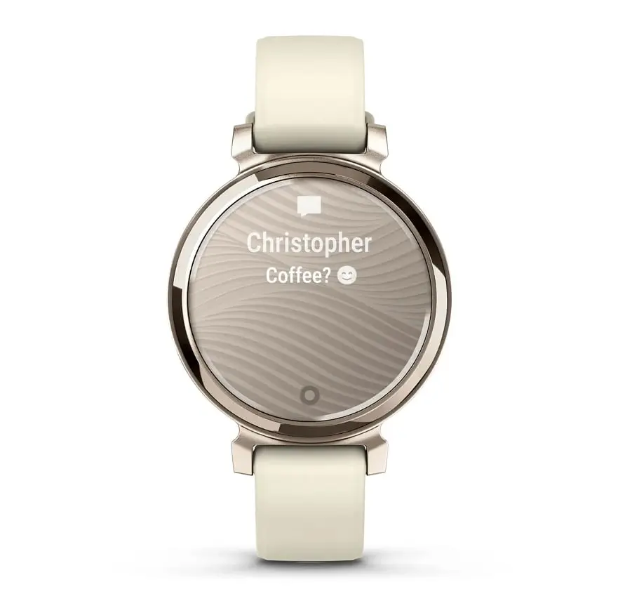 Смарт-годинник Garmin Lily 2 Cream Gold with Coconut Silicone Band (010-02839-20) - фото 3