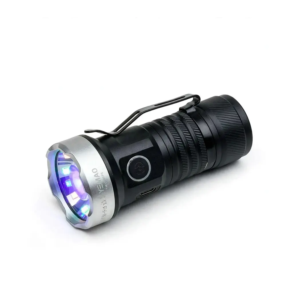 Ліхтар Мультиколірне світло, UV, магнітний кріплення YEMAO YM-F963X-5XTE+4XPE 26650/26350, Type-C (52969-F963X_660) - фото 5