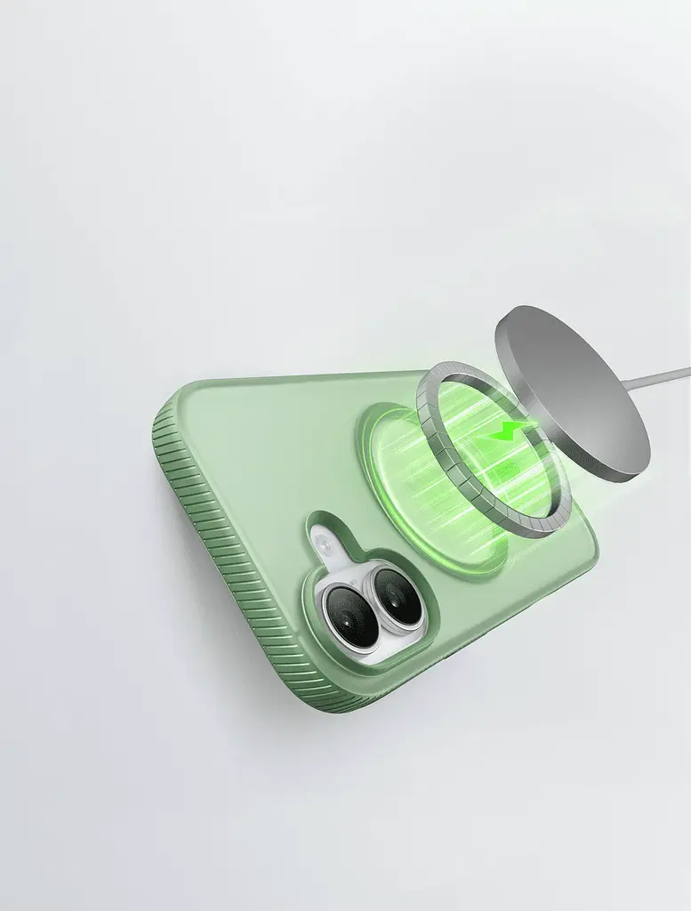 Чехол Belkin для iPhone 17, Magnetic Protective Grip, Sage teh0019373 - фото 6