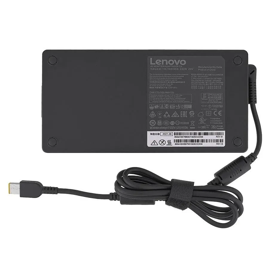 Блок живлення для ноутбука Lenovo 20V 11.5A 230W USB+pin (Square 5 Pin DC Plug) чорний (ADL230NDC3A) (без кабеля!) - фото 3