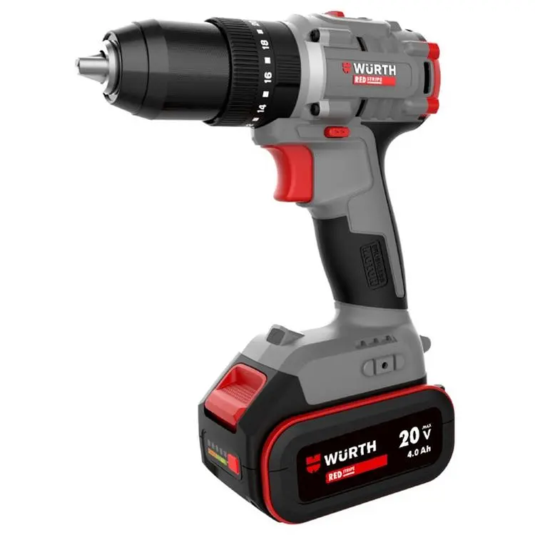 Шурупокрут ударний Wurth Red stripe ABSR акумуляторний 20V Combi, 1x4.0 Ah (5702512011)