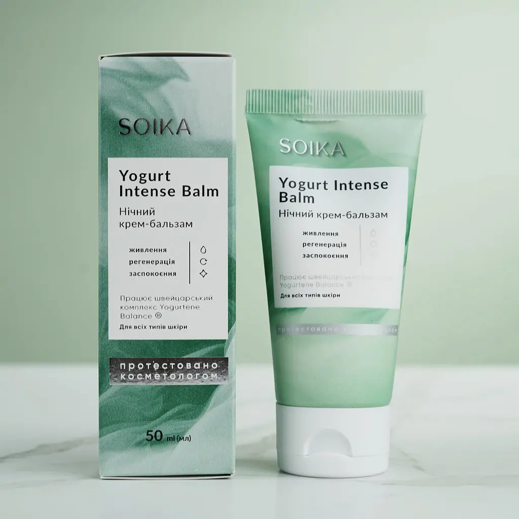 Ночной крем-бальзам для лица Soika с пребиотическим комплексом Yogurtene Balance 50 мл - фото 2