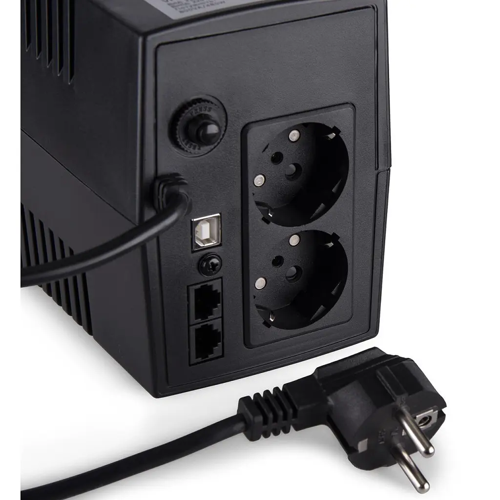 Пристрій безперебійного живлення Vinga LCD 800VA plastic case with USB (VPC-800PU) - фото 10