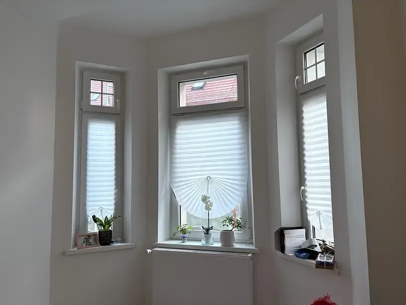 Жалюзи-плиссе самоклеящиеся на окна 90 x 180 см белые (BLINDS-WHITE90X180) - фото 6