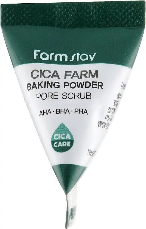 Скраб для обличчя з центелою FarmStay Cica Farm Baking Powder Pore Scrub 7 г