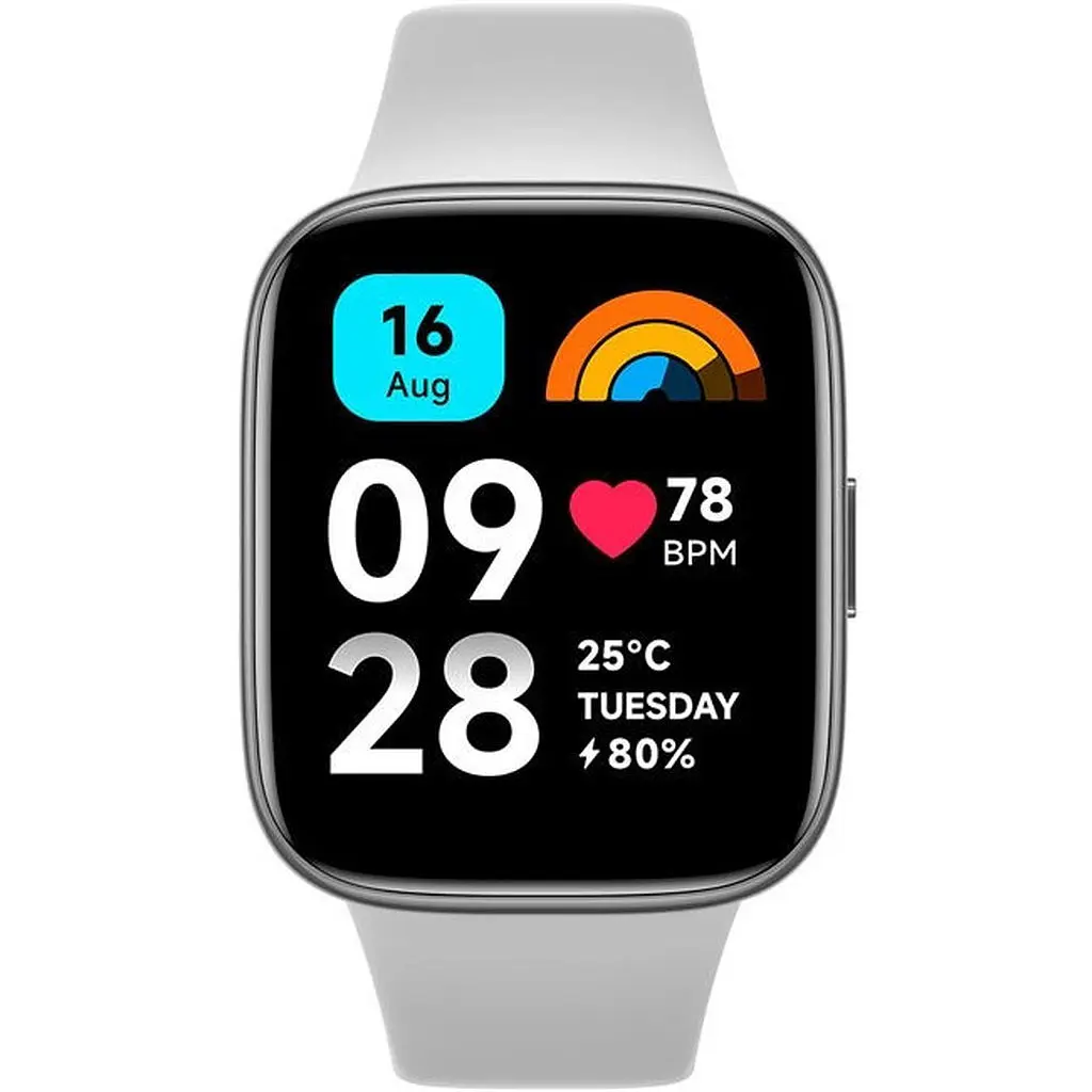 Умные часы Xiaomi Redmi Watch 3 Active BHR7272GL серо-белые - фото 2