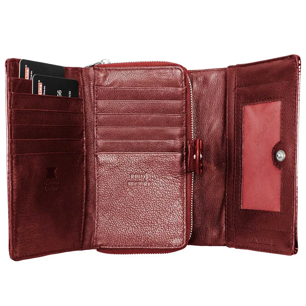 Кошелек женский кожаный Semi Line RFID Red (P8229-2) - фото 3