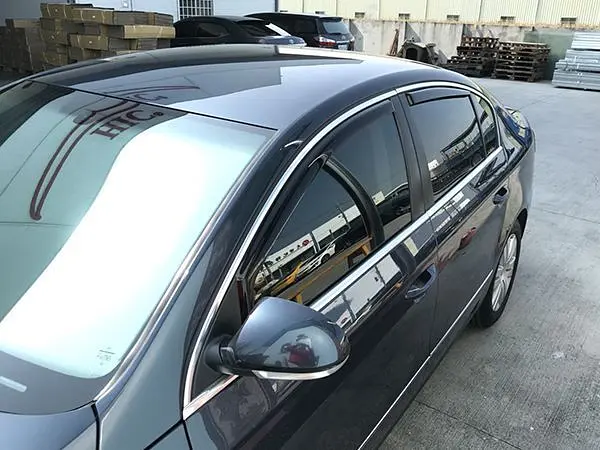 Дефлектори вікон вітровики HIC для Volkswagen B6 B7 2005-2019 вставні Оригінал (VW15-IN) - фото 4