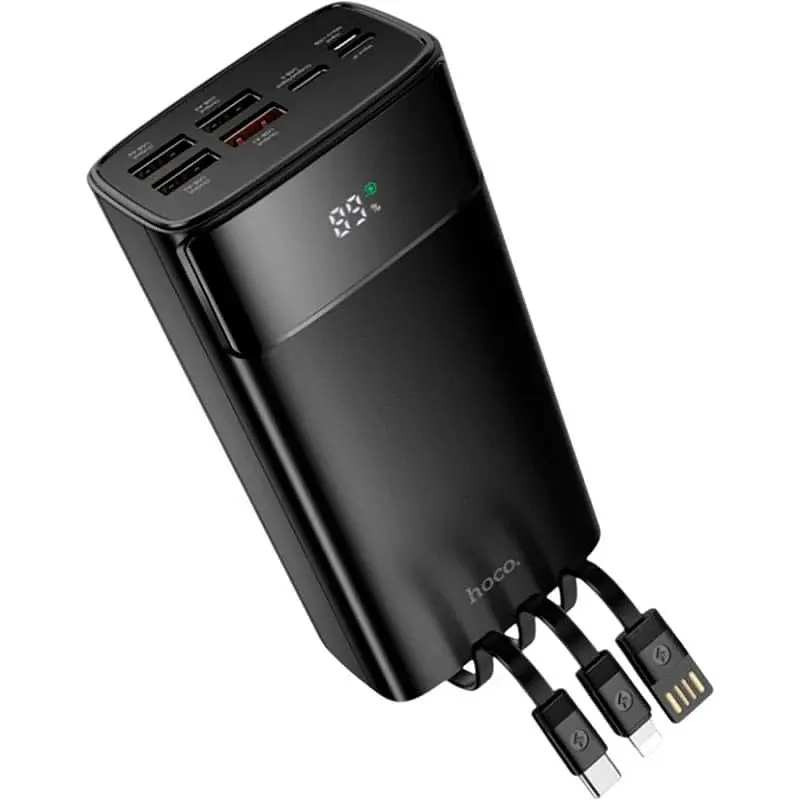 Внешний аккумулятор Hoco DB89B Element 30000mAh 22.5W Black [161335] - фото 2