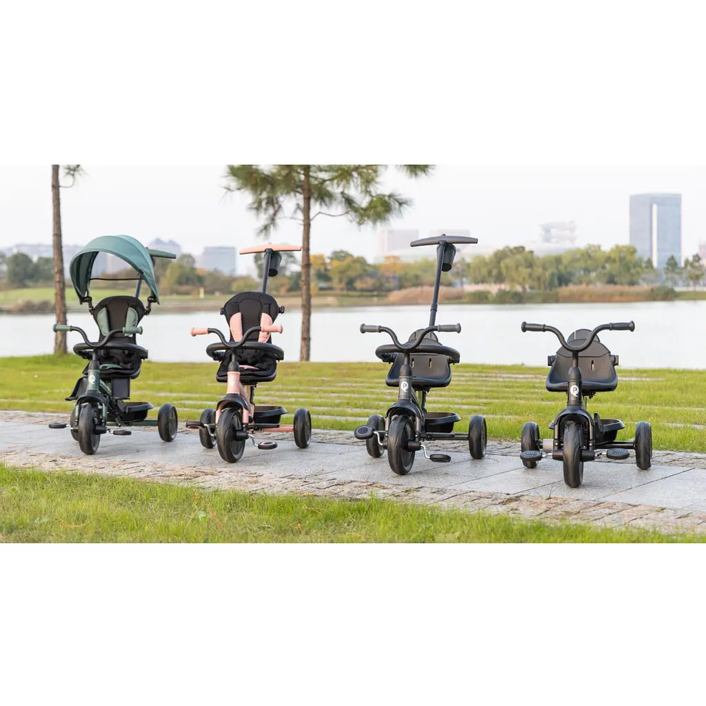 Велосипед трехколесный детский Qplay Elite Platinum Black (T10-ZElitePlatinumBlack) - фото 4
