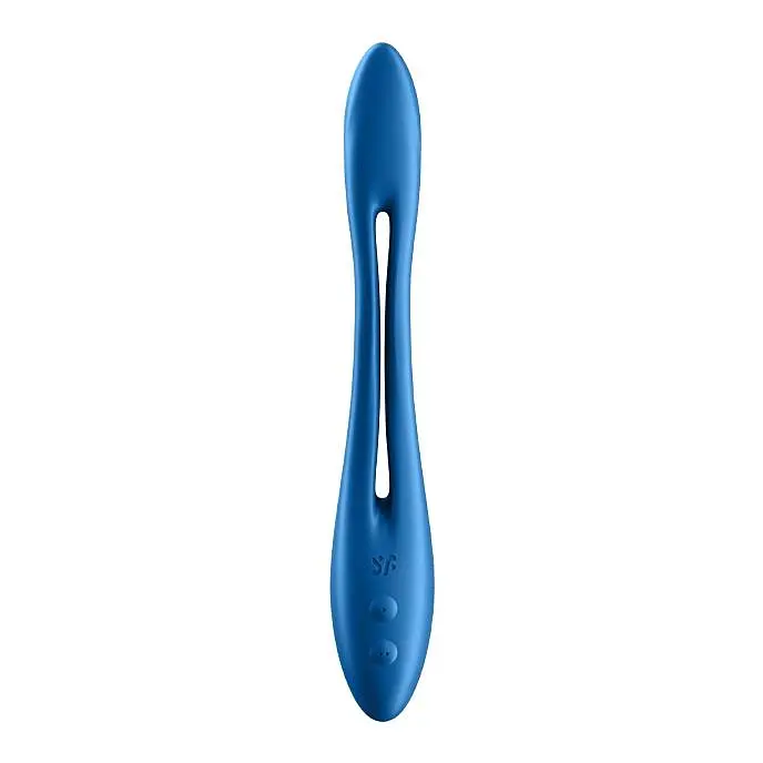 Вібратор Satisfyer Elastic Game 20 см блакитний - фото 9