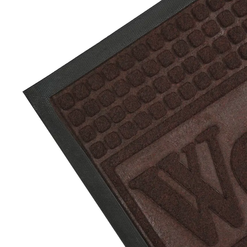 Килимок придверний Eco Fabric Welcome з кромкою коричневий 40 х 60 см (4060-116) - фото 6