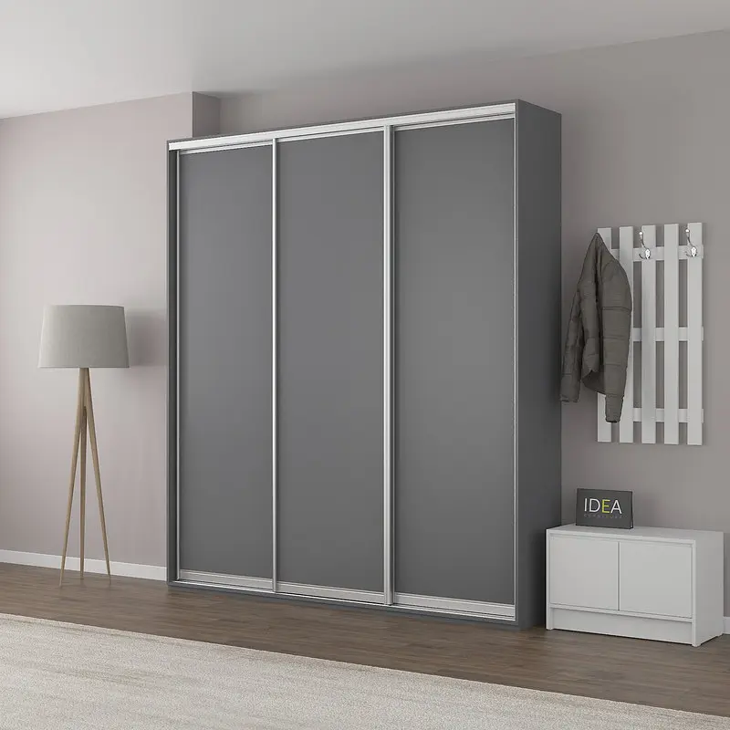 Шафа-купе Idea серія 7 210 x 45 x 210 см Антрацит