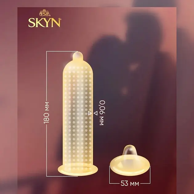 Презервативи Skyn Intense Feel Точкові без латексу 10 шт. (ROZ6501053481) - фото 3