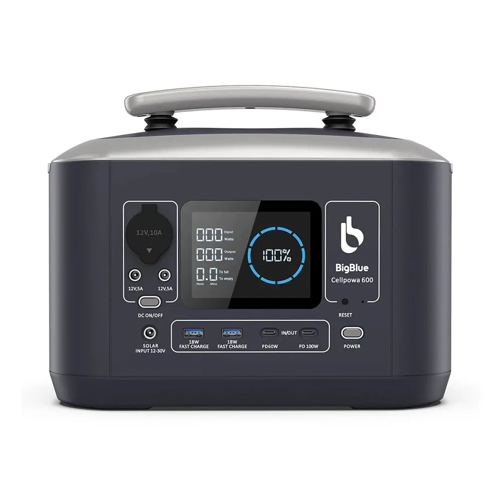 Портативна зарядна станція BigBlue CP600 600W 537.6Wh (42-00115)