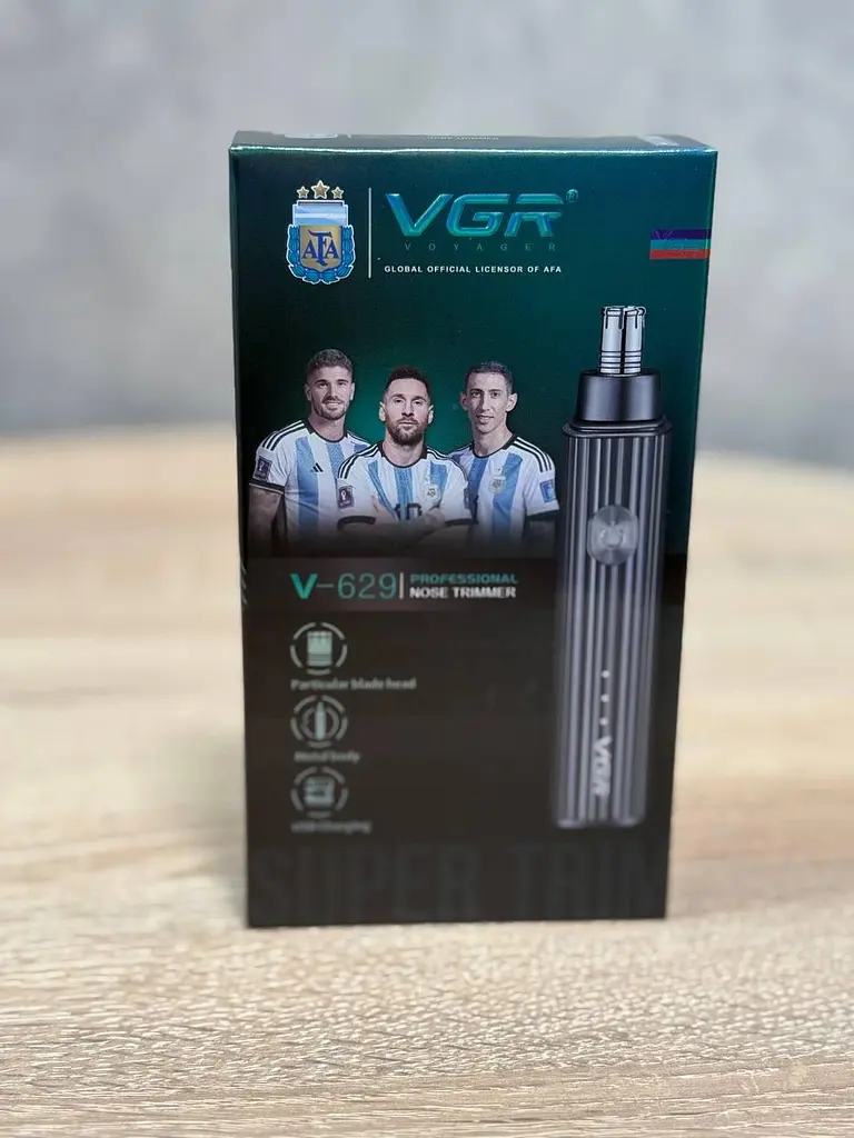 Тример для носа та вух VGR V-629 універсальний акумуляторний тример компактний зі швидким заряджанням Чорний - фото 4
