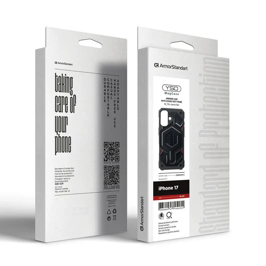 Чохол ArmorStandart Y50 MagCase для Apple iPhone 17 Black - фото 3
