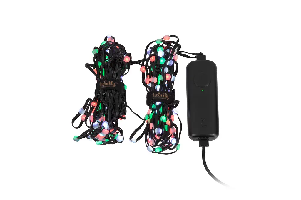 Twinkly Гірлянда Smart LED Twinkly Dots Lights RGB 200 Gen II, IP44, 10м, кабель прозорий - фото 4
