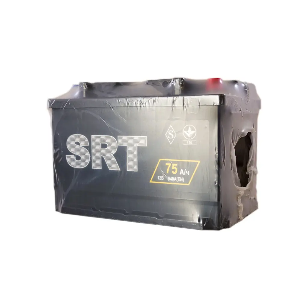 Аккумулятор автомобильный SRT 6СТ-75АЗ (0) (-/+) (L3) 640А 12V (E) - фото 2