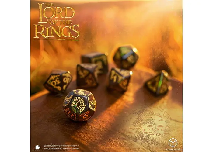 Набір кубиків The Lord of the Rings: Rohan Dice Set (7 шт.) (LOTR/190166/ROH/A) - фото 6
