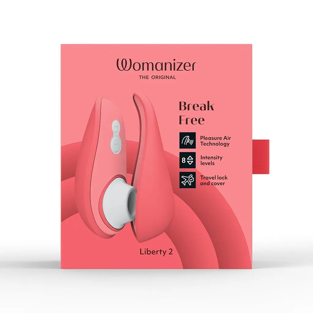 Вакуумний кліторальний стимулятор Womanizer Liberty 2 Vibrant Rose Womanizer SX0522 100865 - фото 8