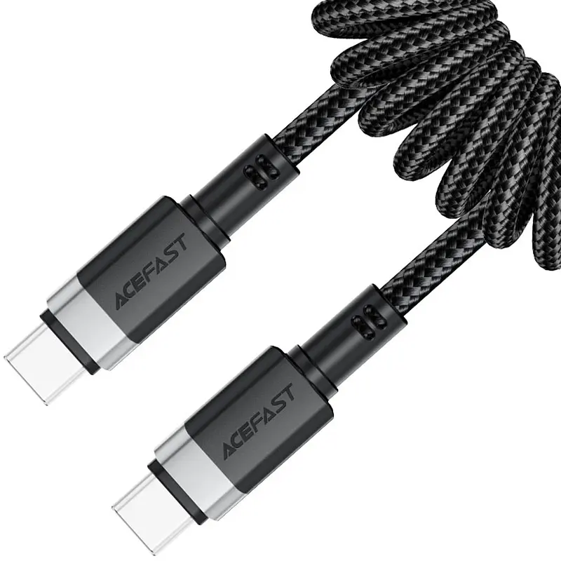 Дата кабель Acefast C14-03 Type-C to Type-C 60W (1.2m) Black - фото 2