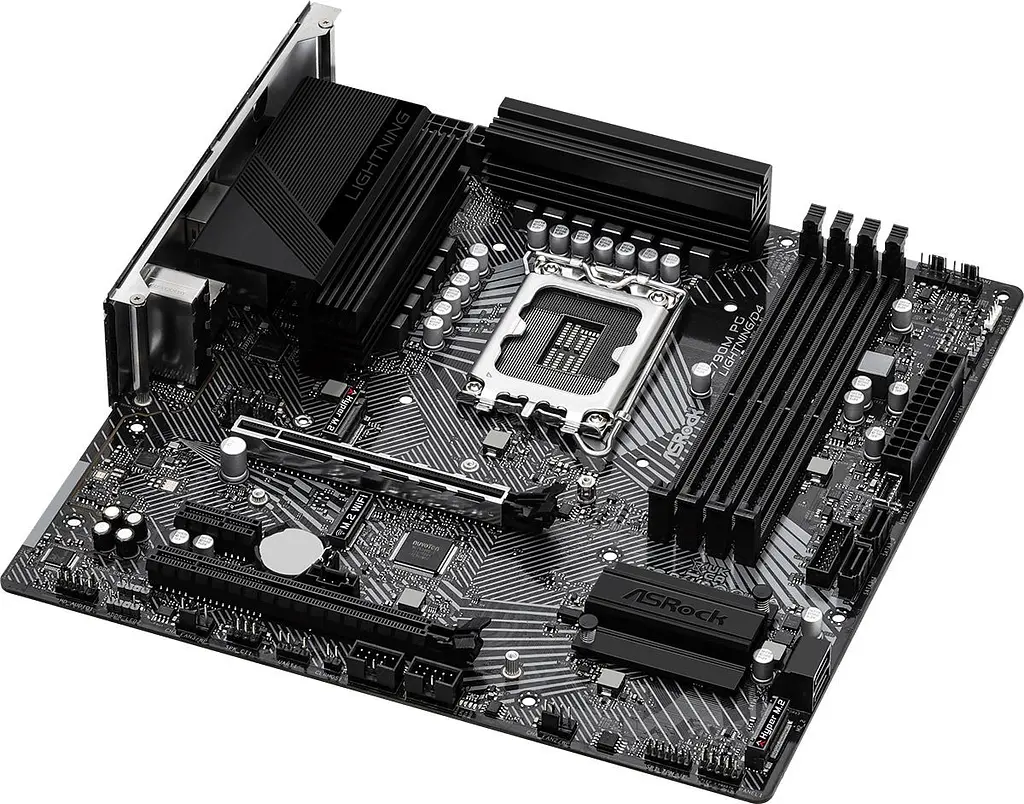 Материнська плата ASRock Z790M PG Lightning/D4 LGA 1700 (Z790M PG Lightning/D4) Б/В - фото 4