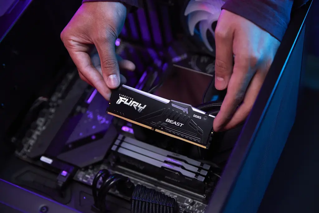 Kingston Пам'ять ПК DDR5 16GB 5600 FURY Beast RGB - фото 6