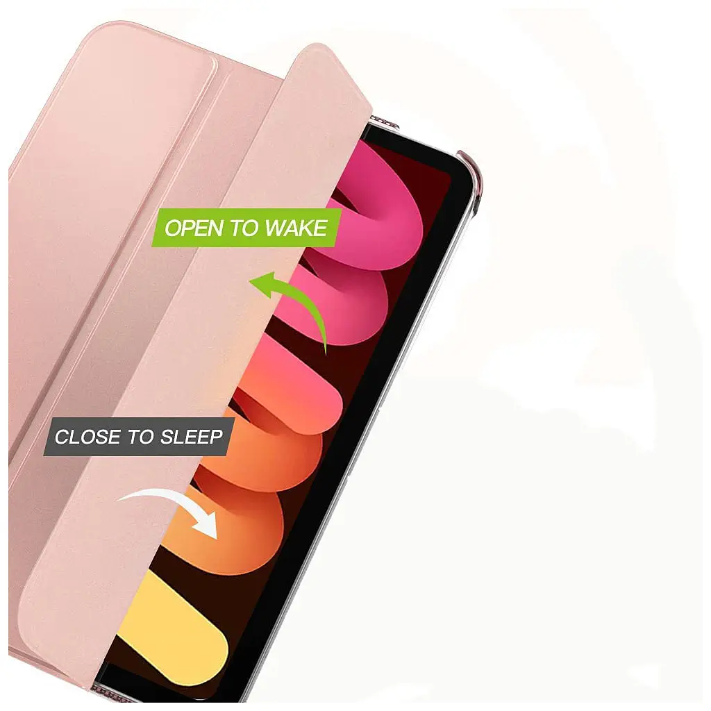 Чохол до планшета BeCover Tri Fold Hard Apple iPad Air 5 (2022) 10.9" Pink (709664) - фото 5